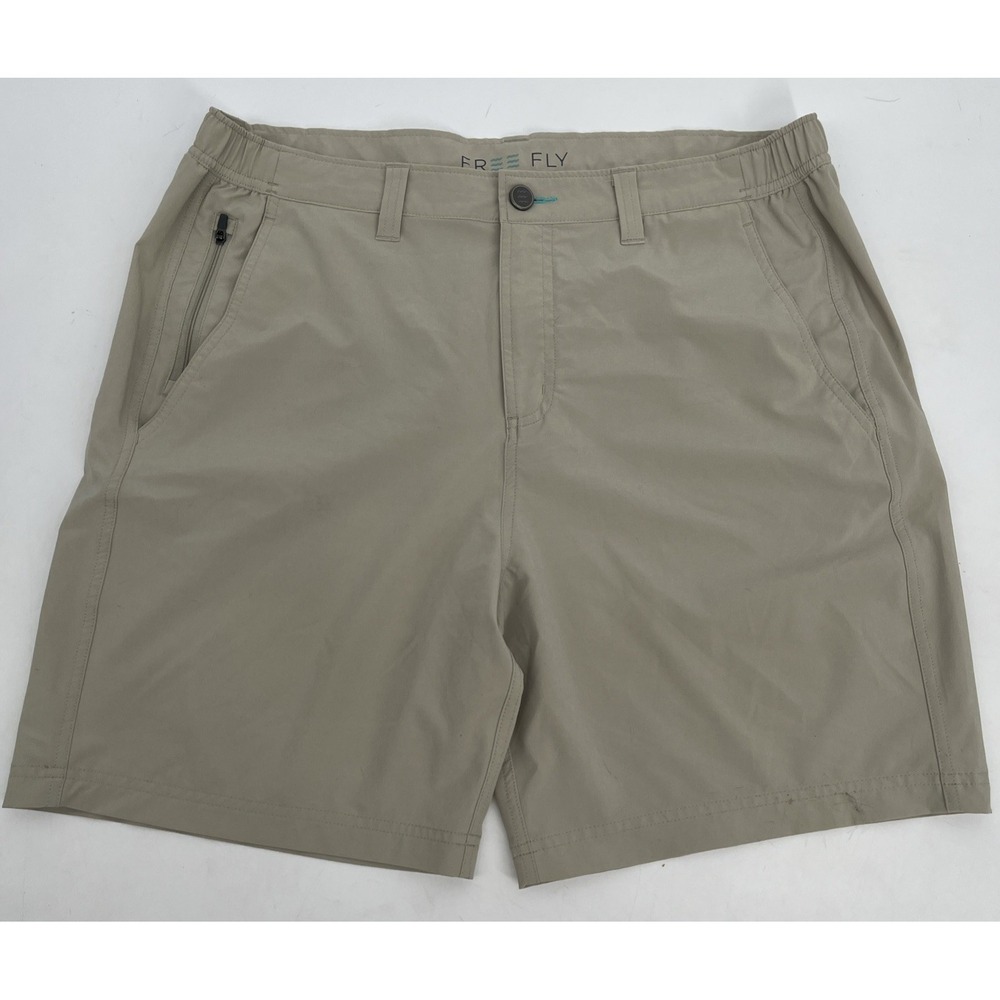 Free Fly Utility Shorts Mens XL Performance Stretch Quick Dry Hiking Golf Casual